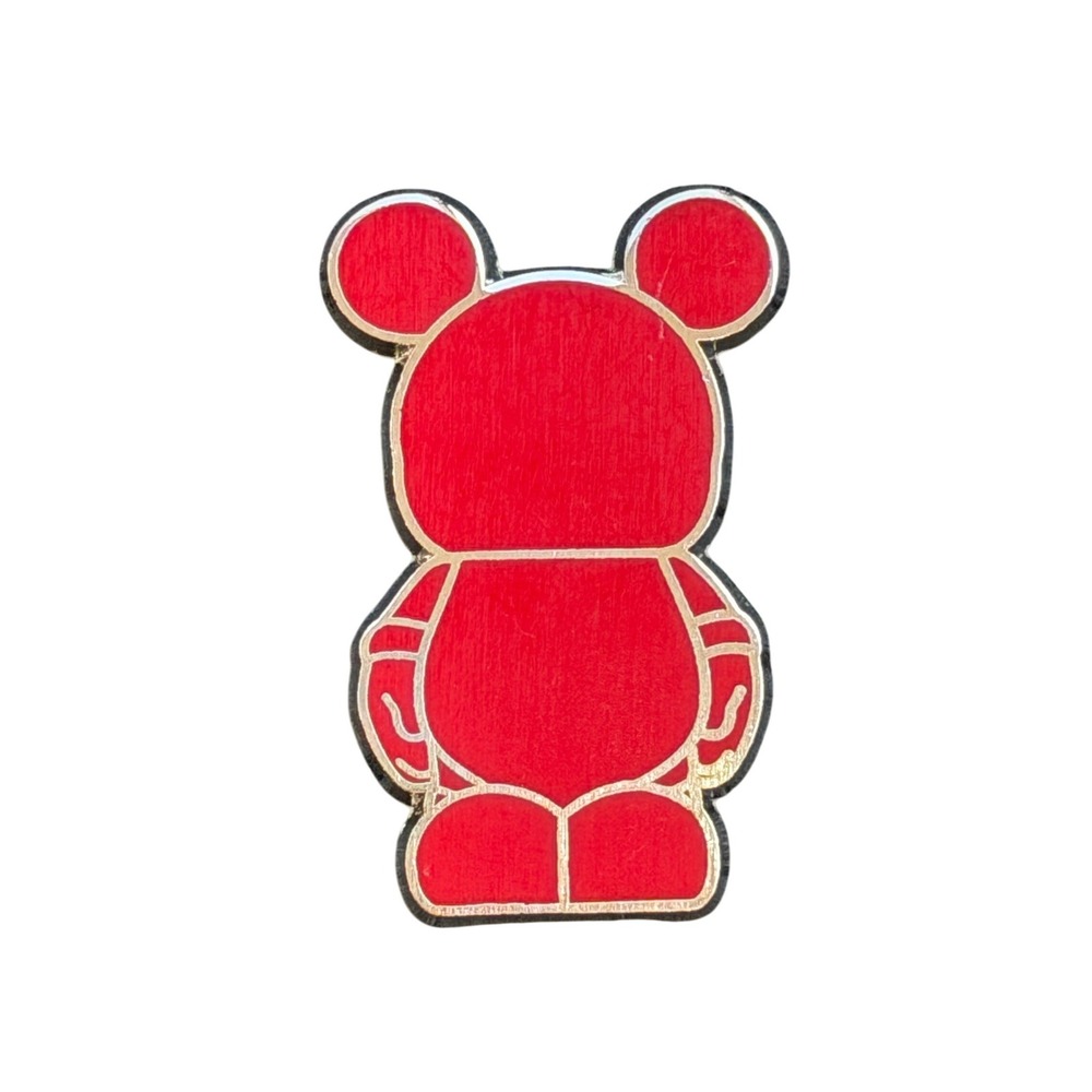 Walt Disney Pin Trading Vinylmation Jr Red Mickey Disney Parks 2012 Collectible